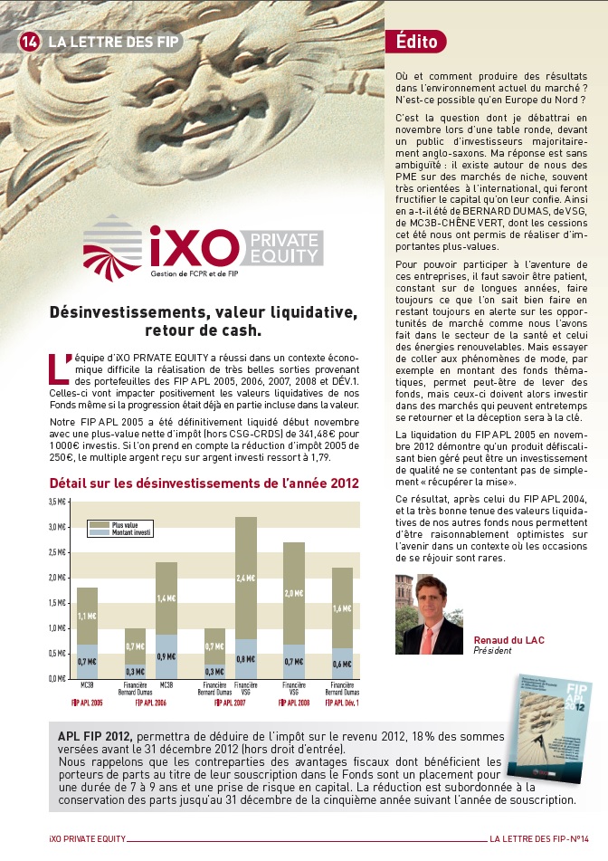 Lettre FIP iXO n°14