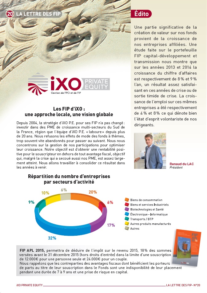 Lettre FIP iXO n°20