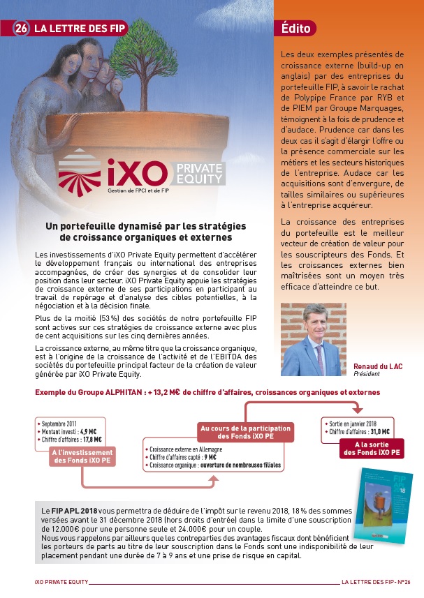 Lettre FIP iXO n°26