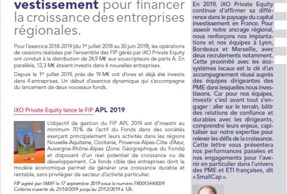 Lettre n°28 des FIP iXO